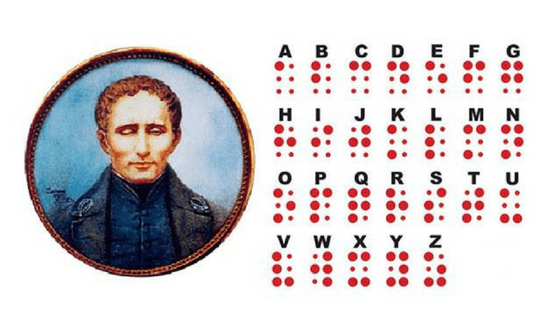 Louis Braille and the braille alphabet
